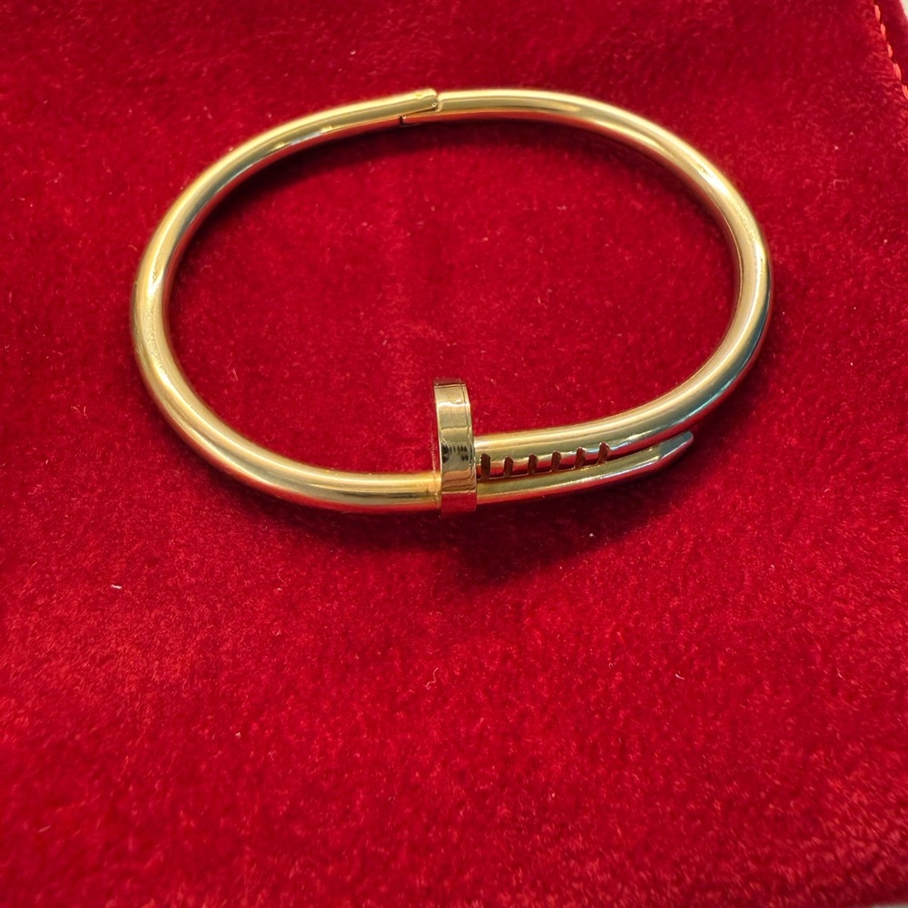 Gold Nail Cuff Bracelet - Women Jewelry